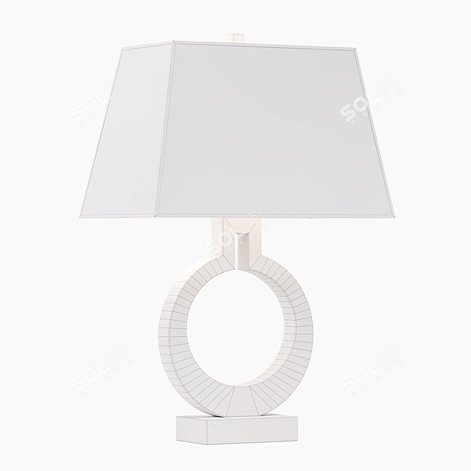 Alabaster Madison Table Lamp 3D model image 3