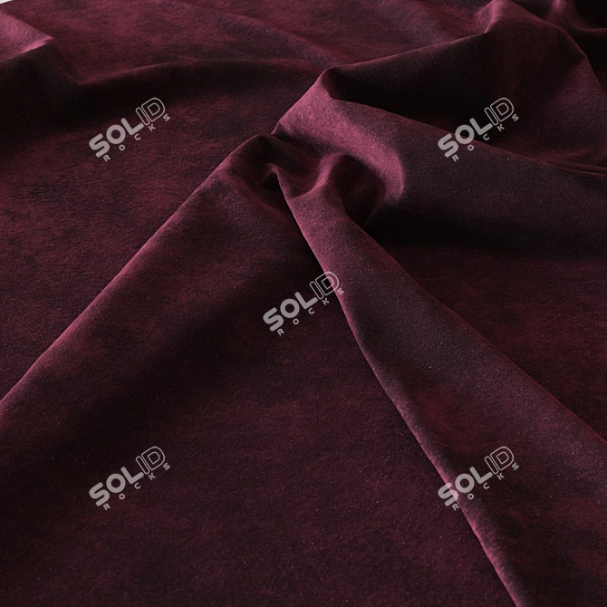 Plush Violet Velvet Texture 4k 3D model image 4