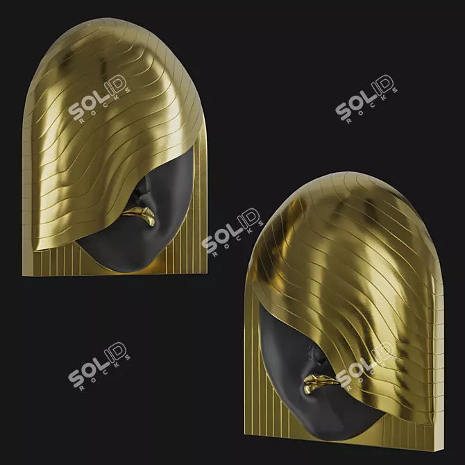 Fashion Faces Wall Art Collection 3D model image 9