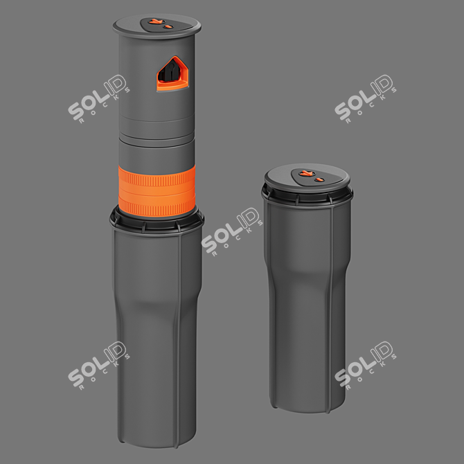 Gardena Turbo Pop-Up Sprinkler 3D model image 1