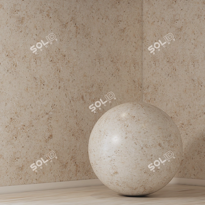 4K Seamless Stone Textures Pack 3D model image 2