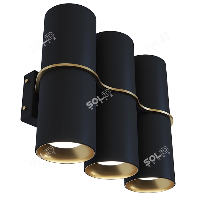  Pivoting 6-Light Sconce Fixture 3D model image 1