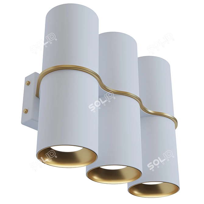  Pivoting 6-Light Sconce Fixture 3D model image 3