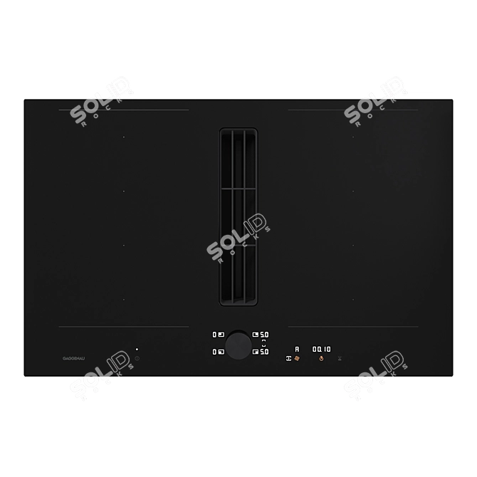 Gaggenau Flex Induction Cooktop 80cm 3D model image 1