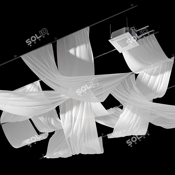 Sleek Ceiling Drapery Set

Translations of the description:
Ceiling drapery for decorating the ceilings of beauty salons, perg 3D model image 3