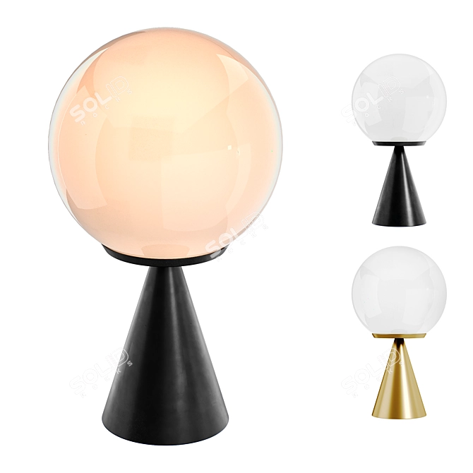 Westelm Ardsley Table Lamp 3D model image 1