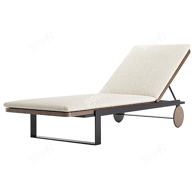 Salim Outdoor Sun Lounger Ultra 3D model image 4