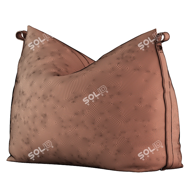 Modern BABELUTTE Pouf Product 3D model image 6