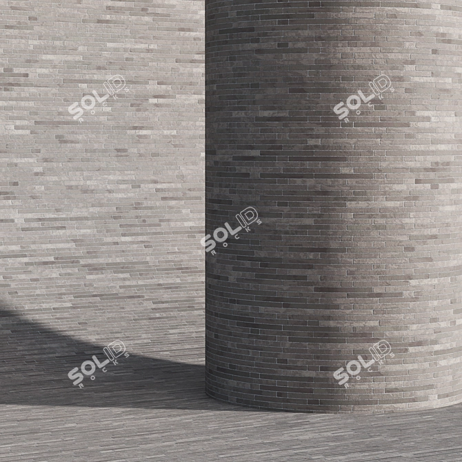 Modern Red Brick Cladding Kit 3D model image 6