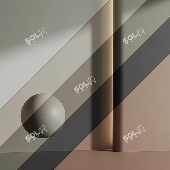 Modern Matte Wall Paint Set 3D model image 1