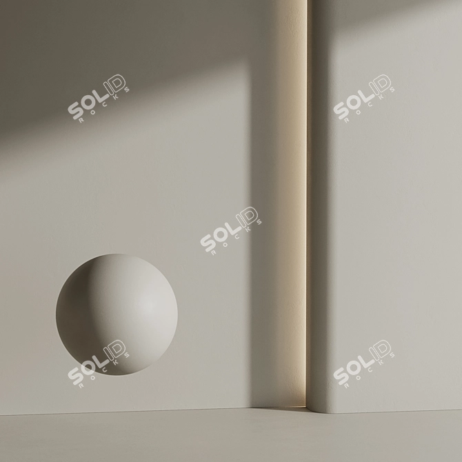 Modern Matte Wall Paint Set 3D model image 4