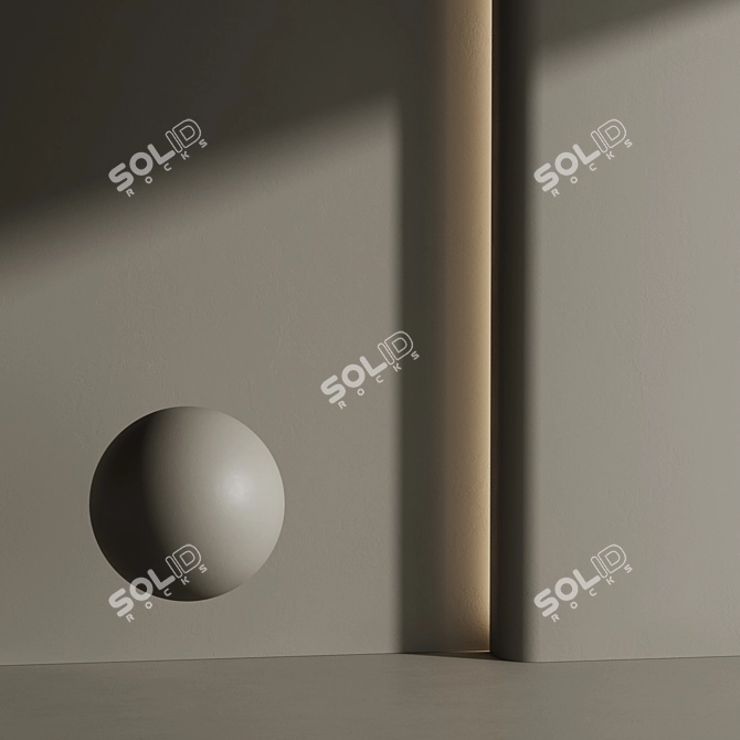 Modern Matte Wall Paint Set 3D model image 5