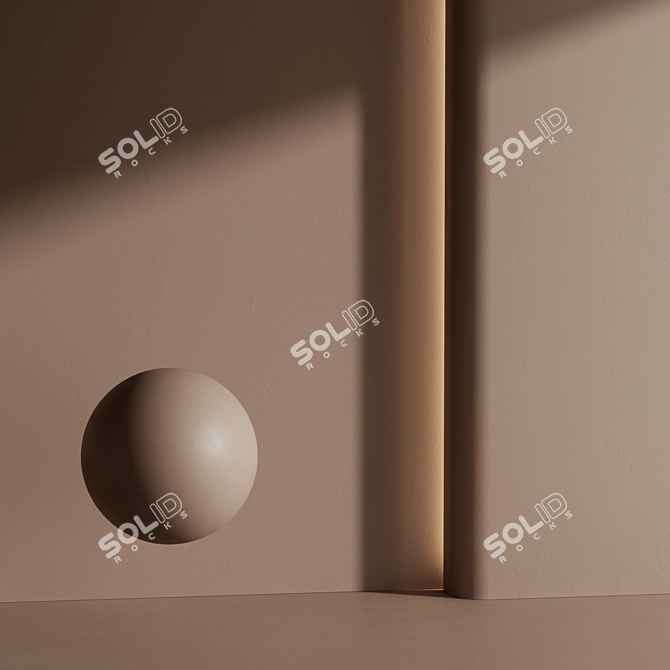 Modern Matte Wall Paint Set 3D model image 7