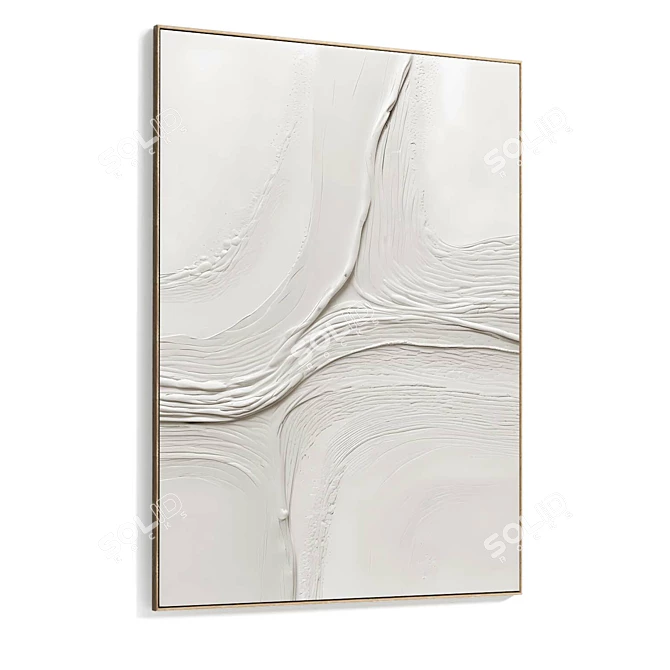 Dual Panel Plaster Frame 672 3D model image 5