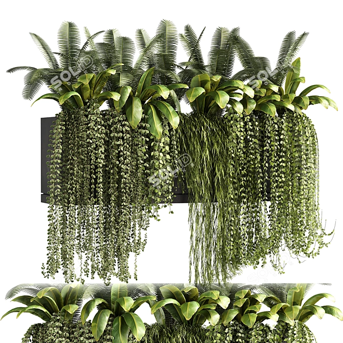 Lush Ivy Plant Set 13 3D model image 1