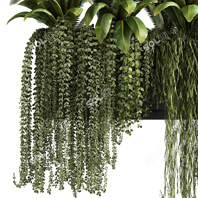 Lush Ivy Plant Set 13 3D model image 5