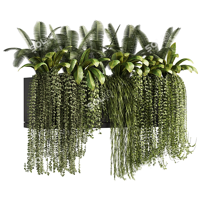 Lush Ivy Plant Set 13 3D model image 6