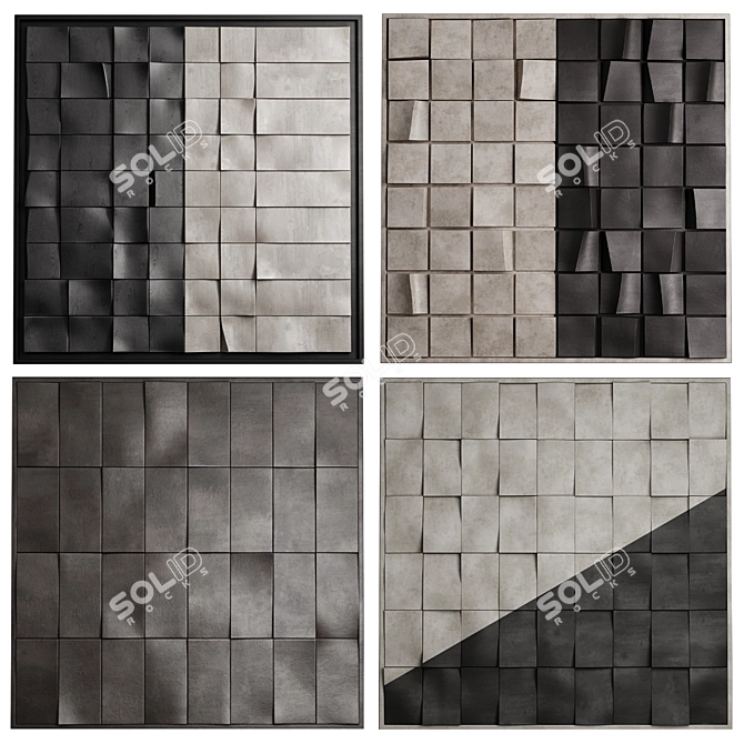 Decorative Panels Collection 3D model image 1