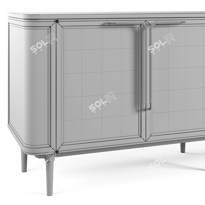 Modern 3D Plano Credenza Furniture 3D model image 3