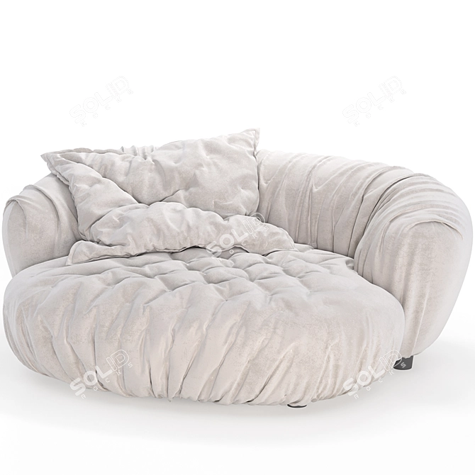 Baxter Ortigia Sofa: Modern Elegance 3D model image 3