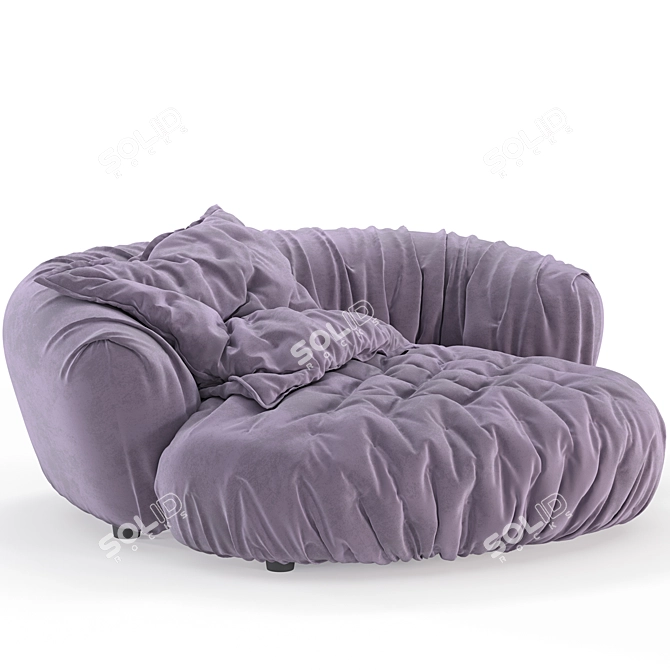 Baxter Ortigia Sofa: Modern Elegance 3D model image 4