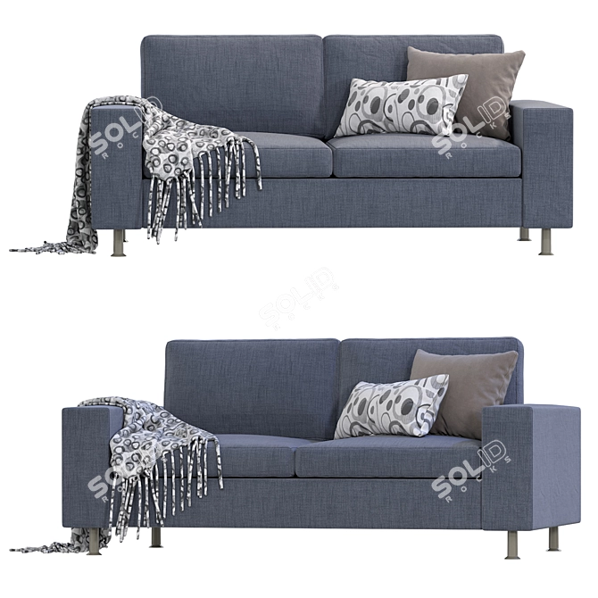 Modern BoConcept INDIVI Sofa 3D model image 4