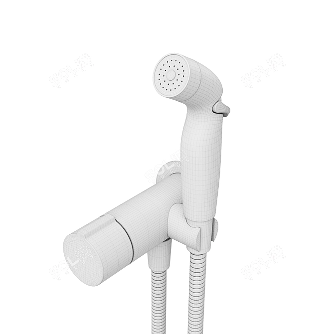 X-Joy Black Bidet Faucet 3D model image 6