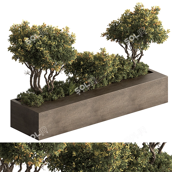  635 Outdoor Plant Box 3D model image 1