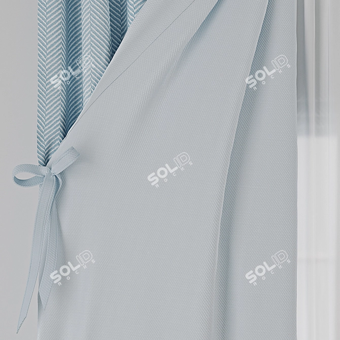  3D Curtain Model Archive 3D model image 2