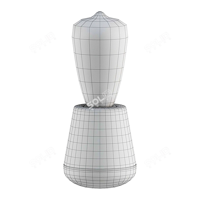 Portable LED Table Lamp: Humble 3D model image 2