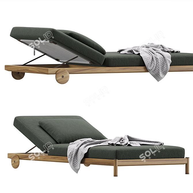 Minotti Daylight Daybed 3D model image 5