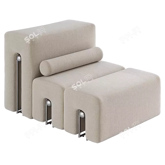 Soft Witness Liberamente Chair: Elegance Unleashed 3D model image 1