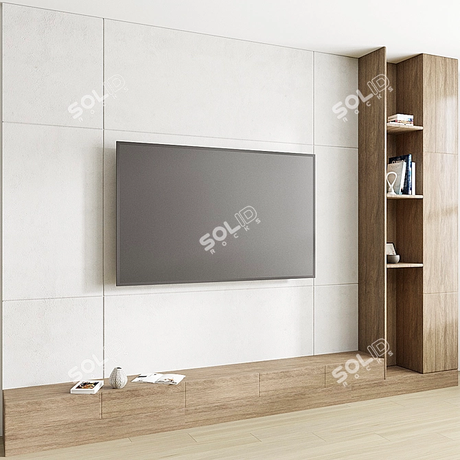 Hi-Def Smart TV Set 3D model image 3