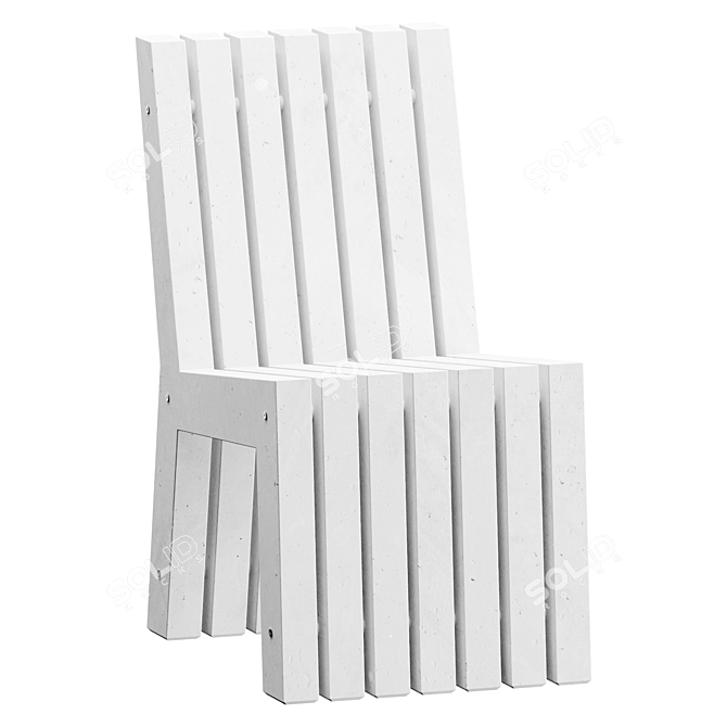 Outdoor Seating Masterlayer Chair 3D model image 1