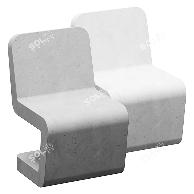  Flow Bench | Кресло 3D model image 3