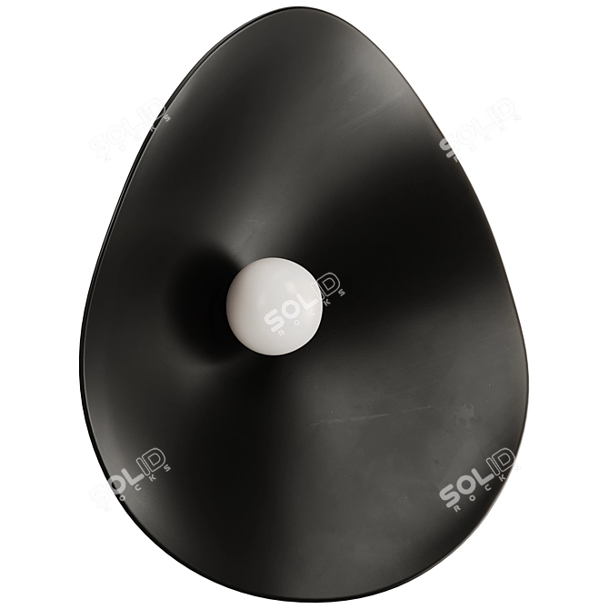 NORR11 Fuji Large Wall Lamp 3D model image 1