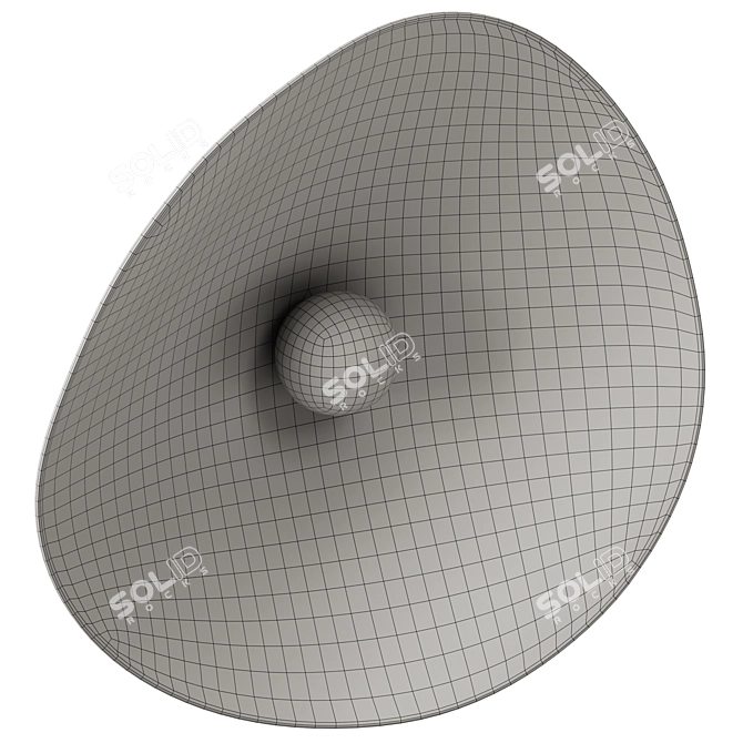 NORR11 Fuji Large Wall Lamp 3D model image 4