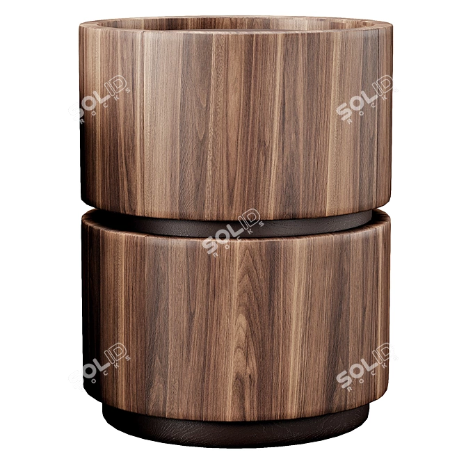 Modern Luxury Bonaldo Moneypenny Side Table 3D model image 2