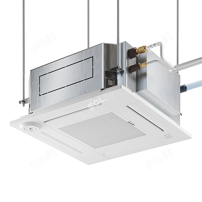 Mitsubishi Electric SLZ-M60FA Cassette AC 3D model image 1