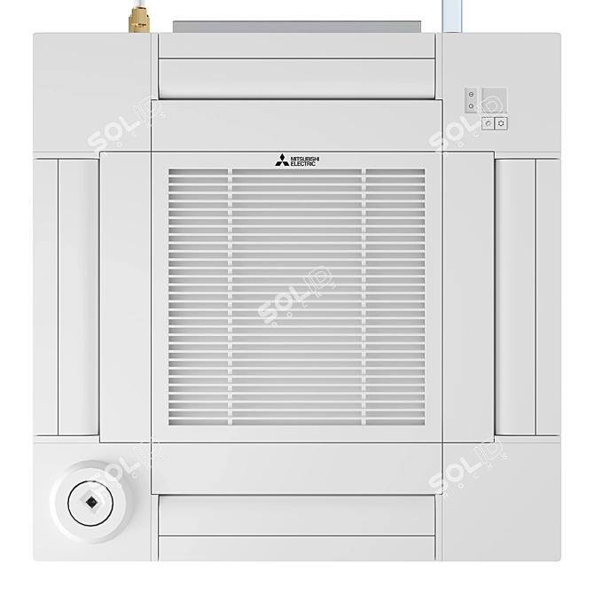 Mitsubishi Electric SLZ-M60FA Cassette AC 3D model image 2