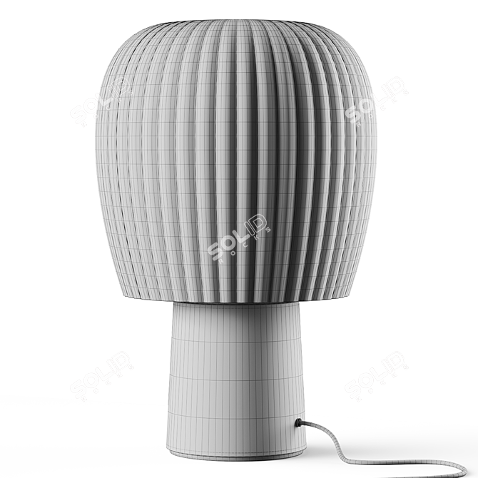 Elegant Nymph Table Lamp 3D model image 1