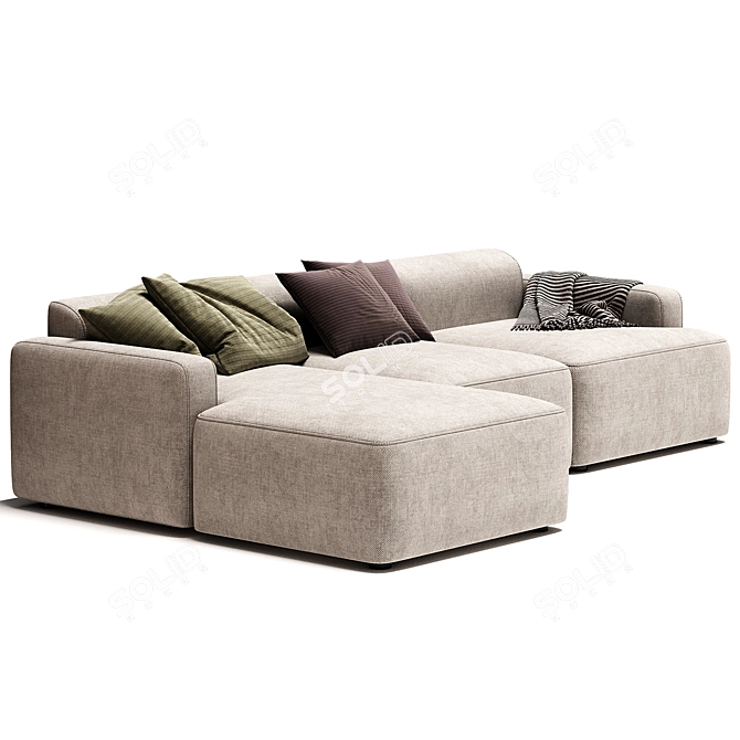 Melva Pana Corner Sofa 4-Plazas 3D model image 2