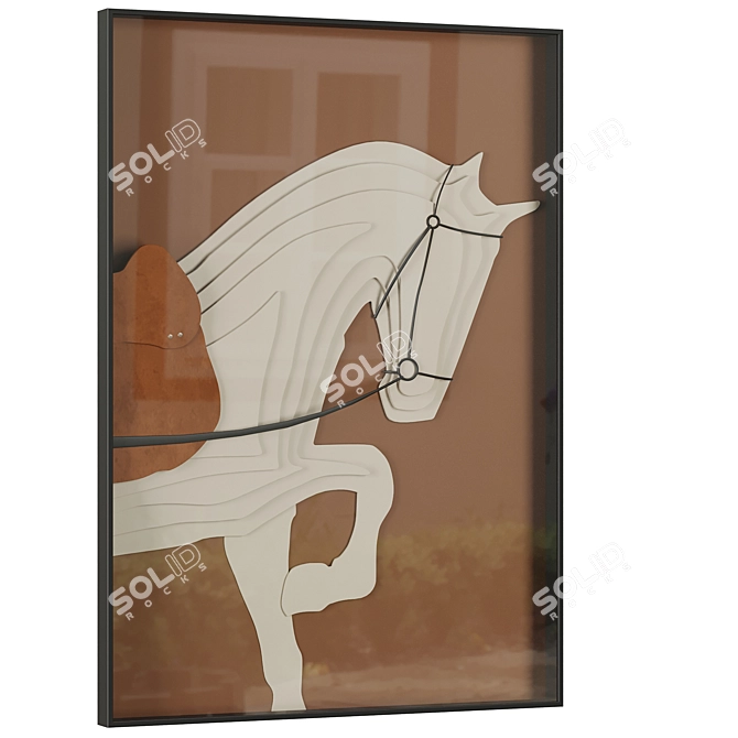 Equestrian Charm 2016 Frame Picture 3D model image 3