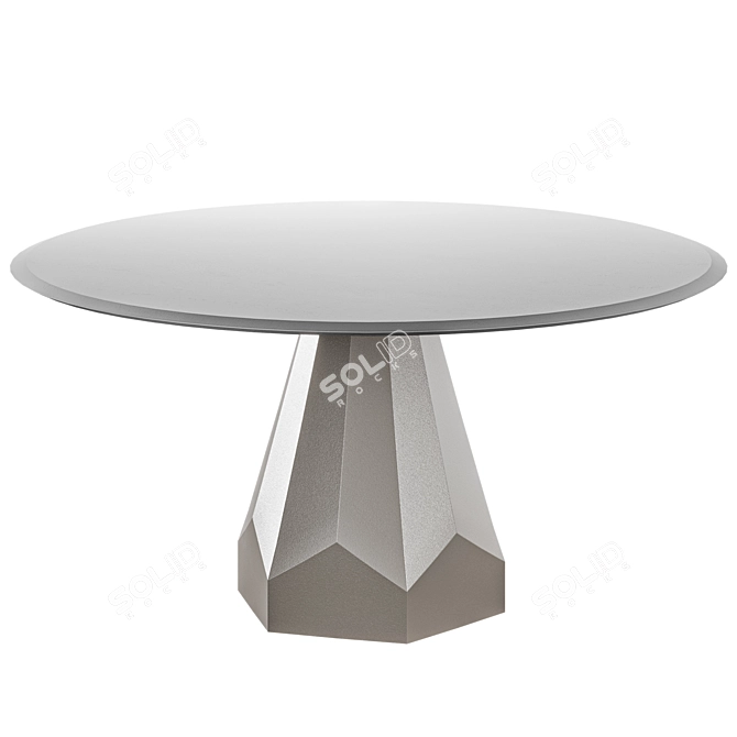 Sleek ZERMATT ARGILE Textured Model 3D model image 2