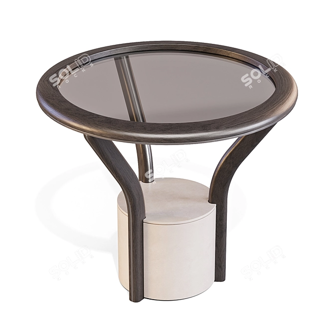 Forest-Inspired Trio Tables Set 3D model image 4