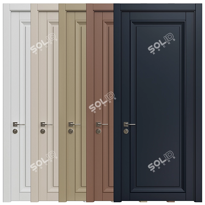 3D Model Interior Doors 256 3D model image 2