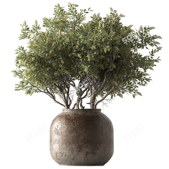  Emerald Branch Bouquet 3D model image 1