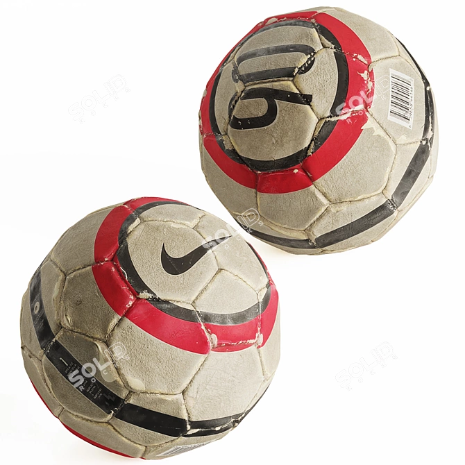  Vintage Nike Ball Replica 3D model image 4