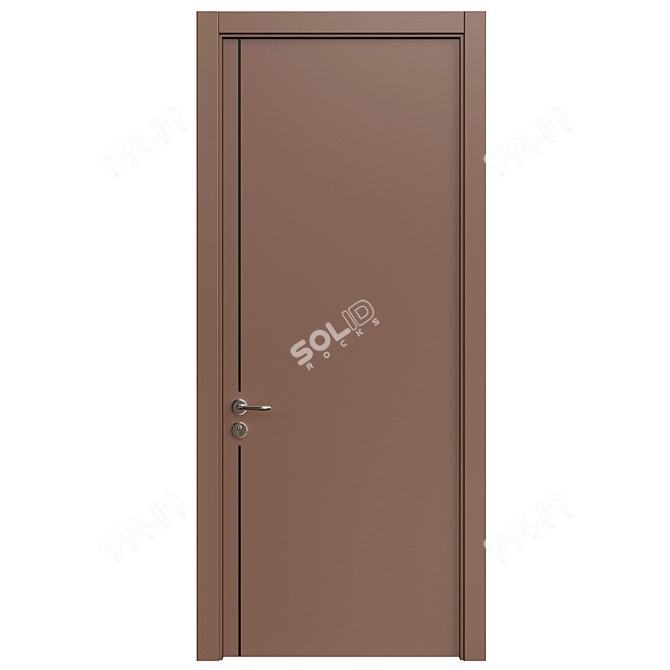 Interior Doors 3D Model Set 3D model image 3