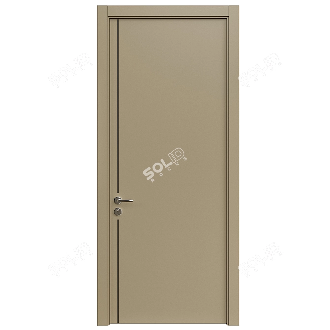 Interior Doors 3D Model Set 3D model image 4